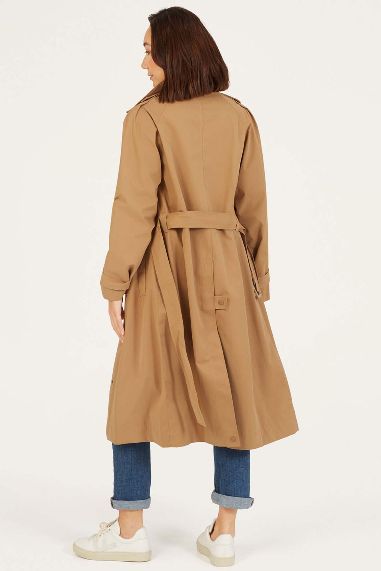 Thought Trenchcoat Sand Brown 3