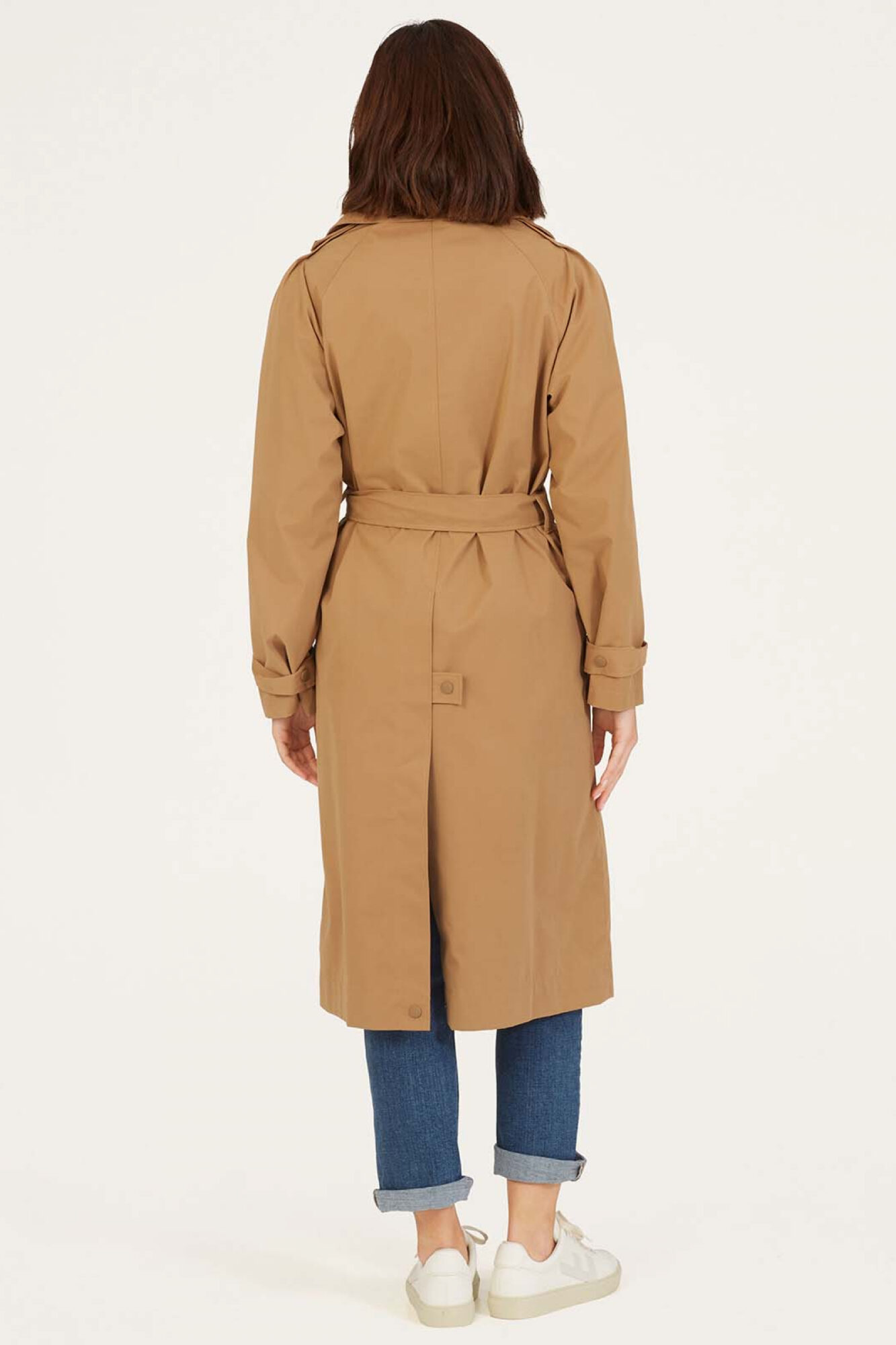 Thought Trenchcoat Sand Brown