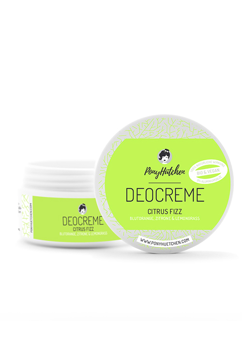 PonyHütchen Deocreme – Vegane Deo Creme Ohne Alu, Hitzestabil, 50 Ml, Made In Germany, Für Handgepäck Geeignet