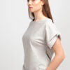 Roberta Organic Fashion Shipsheip T Shirt Ellie Blouse Grau Meliert (4)