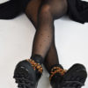 Roberta Organic Fashion Swedish Stockings Doris Dots Black