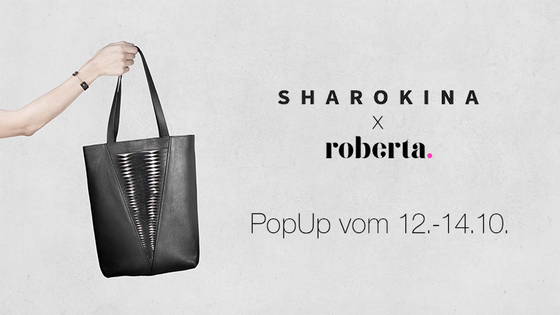 sharokina leather bag plica twist hand x roberta